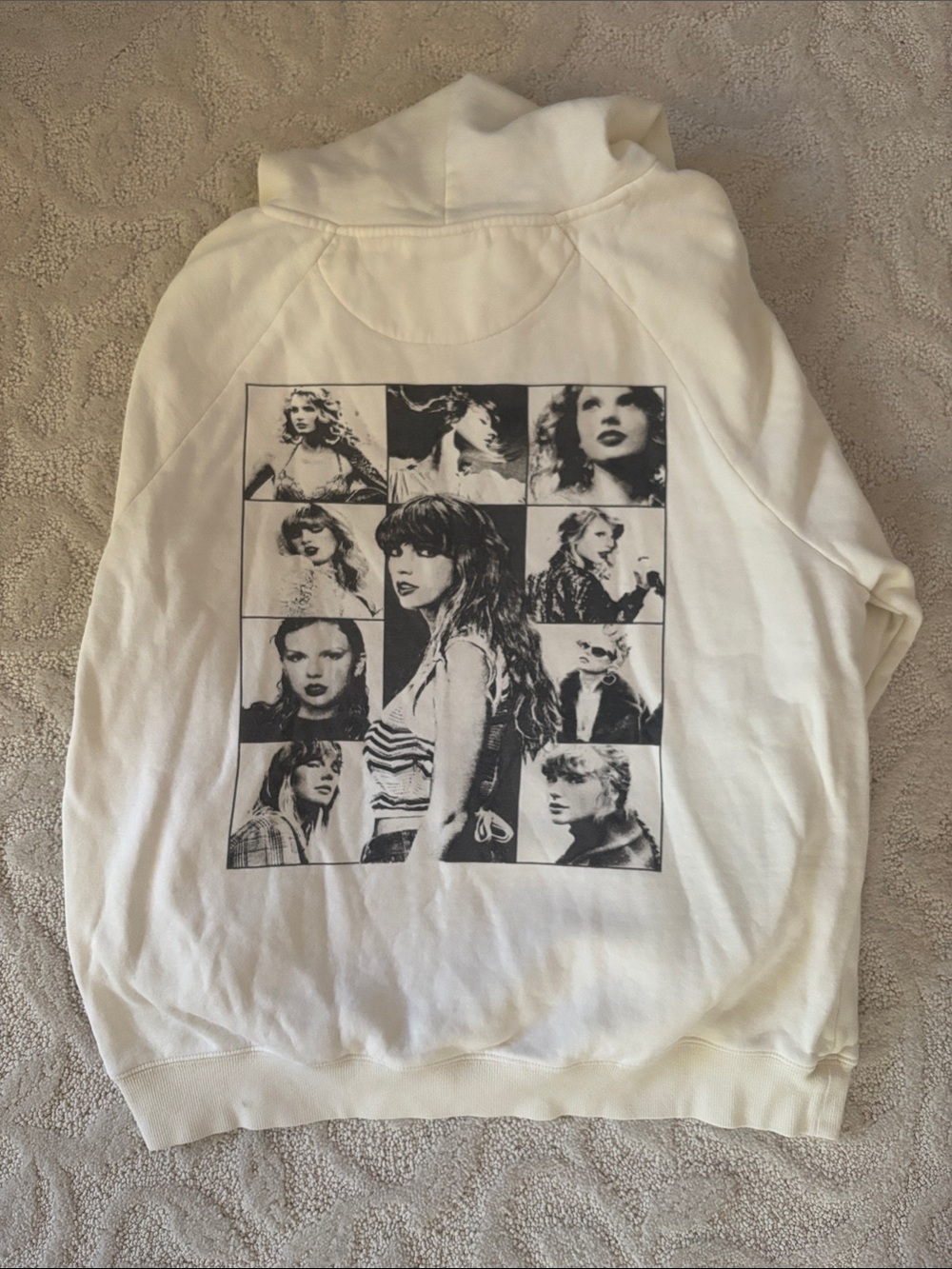 Taylor Swift White Women’s Graphic Hoodie Sweatshirt